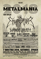 Metalmania poster z logosami m